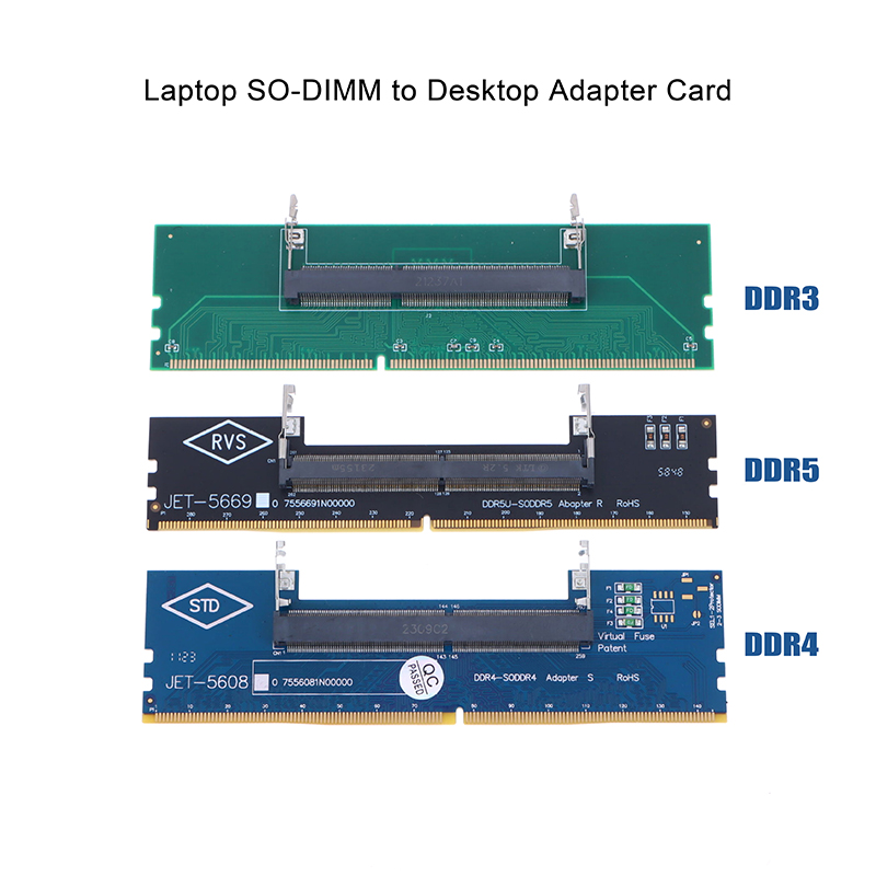 Ddr5 Laptop Ram - DDR3、DDR4、DDR5対応ノートパソコン用SO-DIMMからデスクトップPC用アダプターカード、メモリRAM接続アダプター