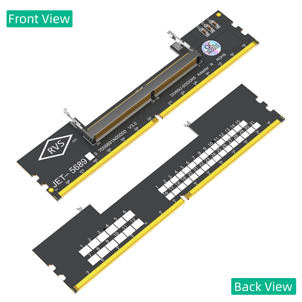 Ddr5 Sodimm - ホットラップトップSO DDR5からDDR5 U-DIMM U-DIMMデスクトップアダプターカードメモリテスター DDR5 RAMからSO