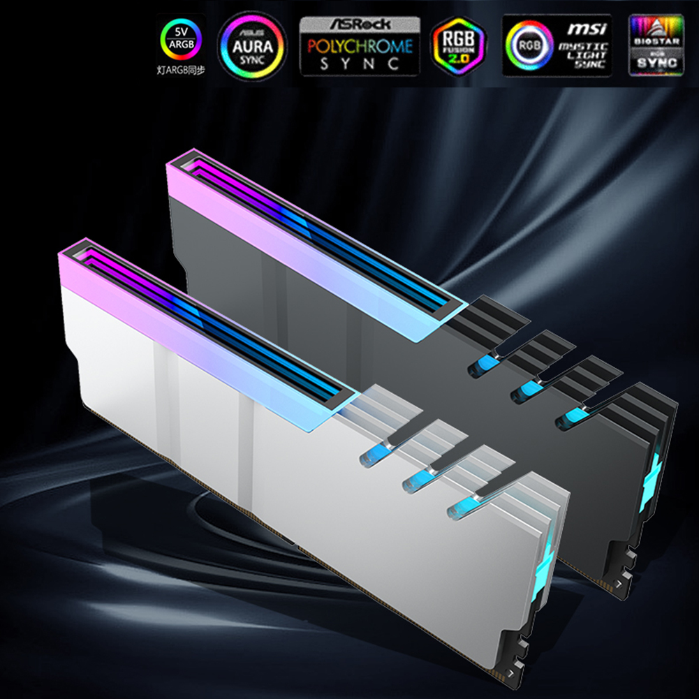 5V 3ピンARGB PCメモリモジュールヒートシンクラジエ - Ddr5 Rgb Ram のレビューと価格