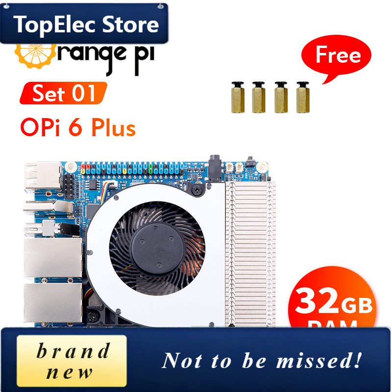 TopElec Orange Pi 6 Plus+クーラー  - Ddr5 32Gb のレビューと価格