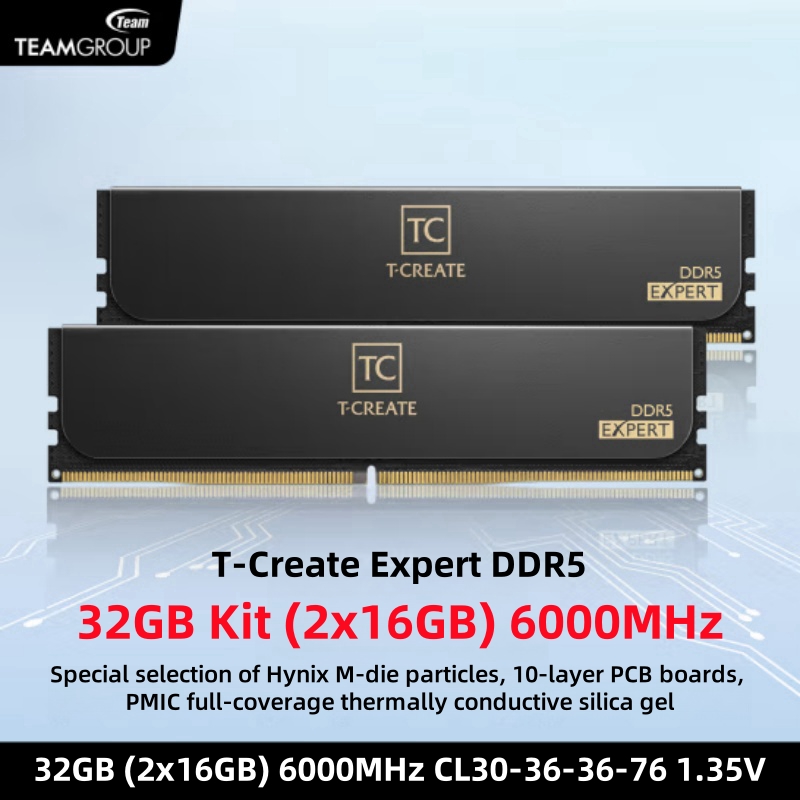 TEAMGROUP T-Create Expert CL30 - Ddr5 6000Mhz のレビューと価格