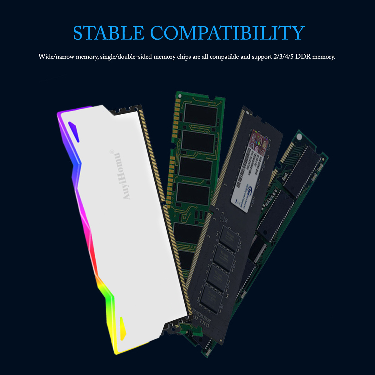 AuyiHomu RGB ヒートシンク、5V 3ピン ARG - Ddr5 Rgb Ram のレビューと価格